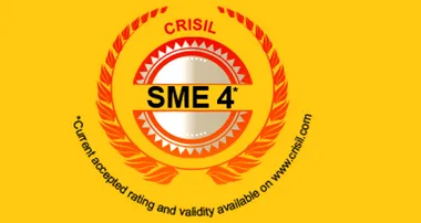 CRISIL SME 4 rating badge